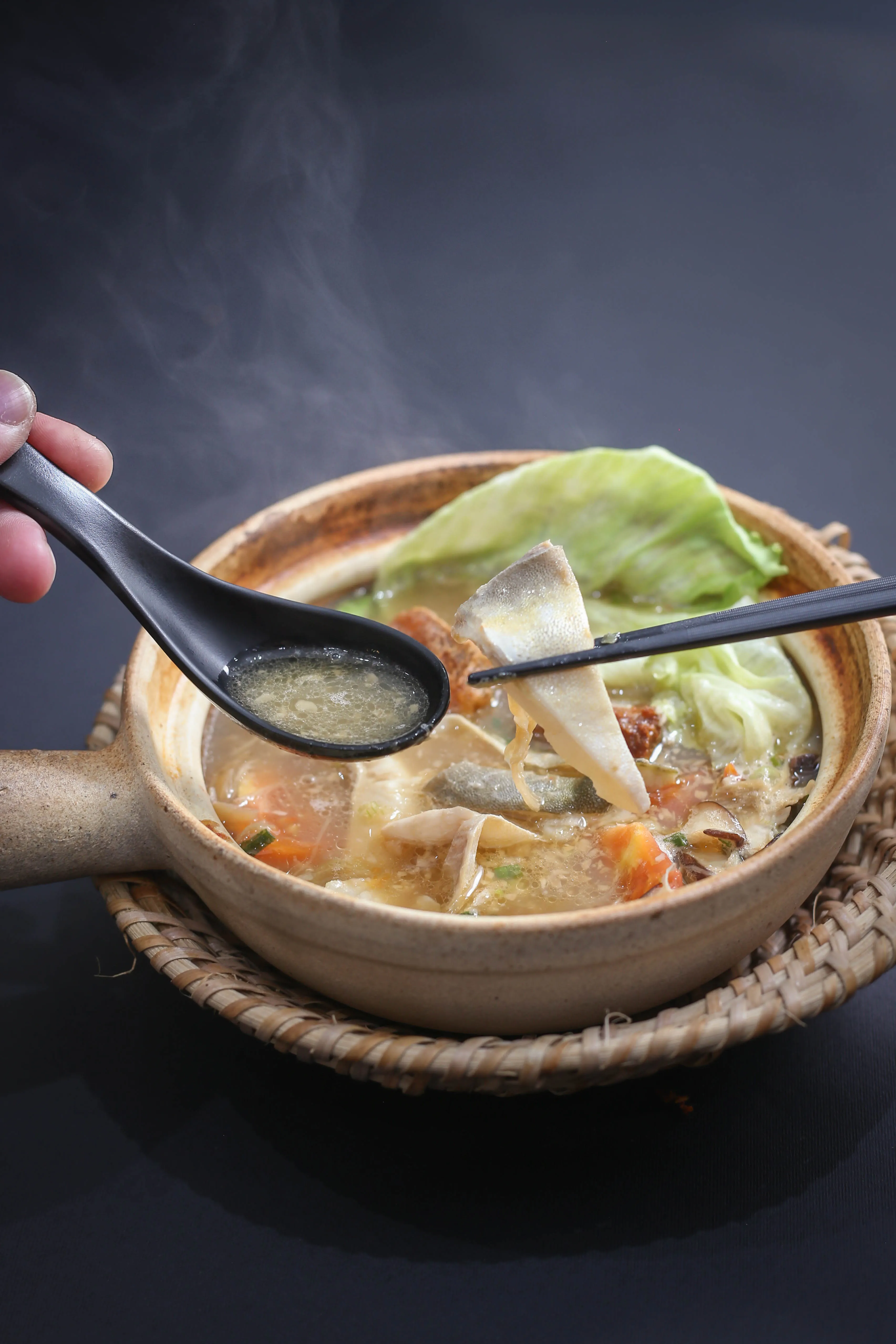 Grandpa Pomfret Fish Soup