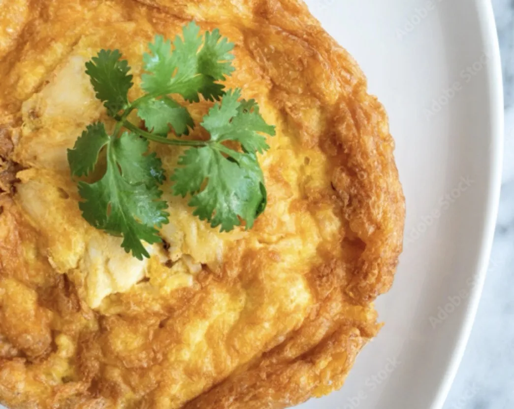 King & Snow Crab Omelette